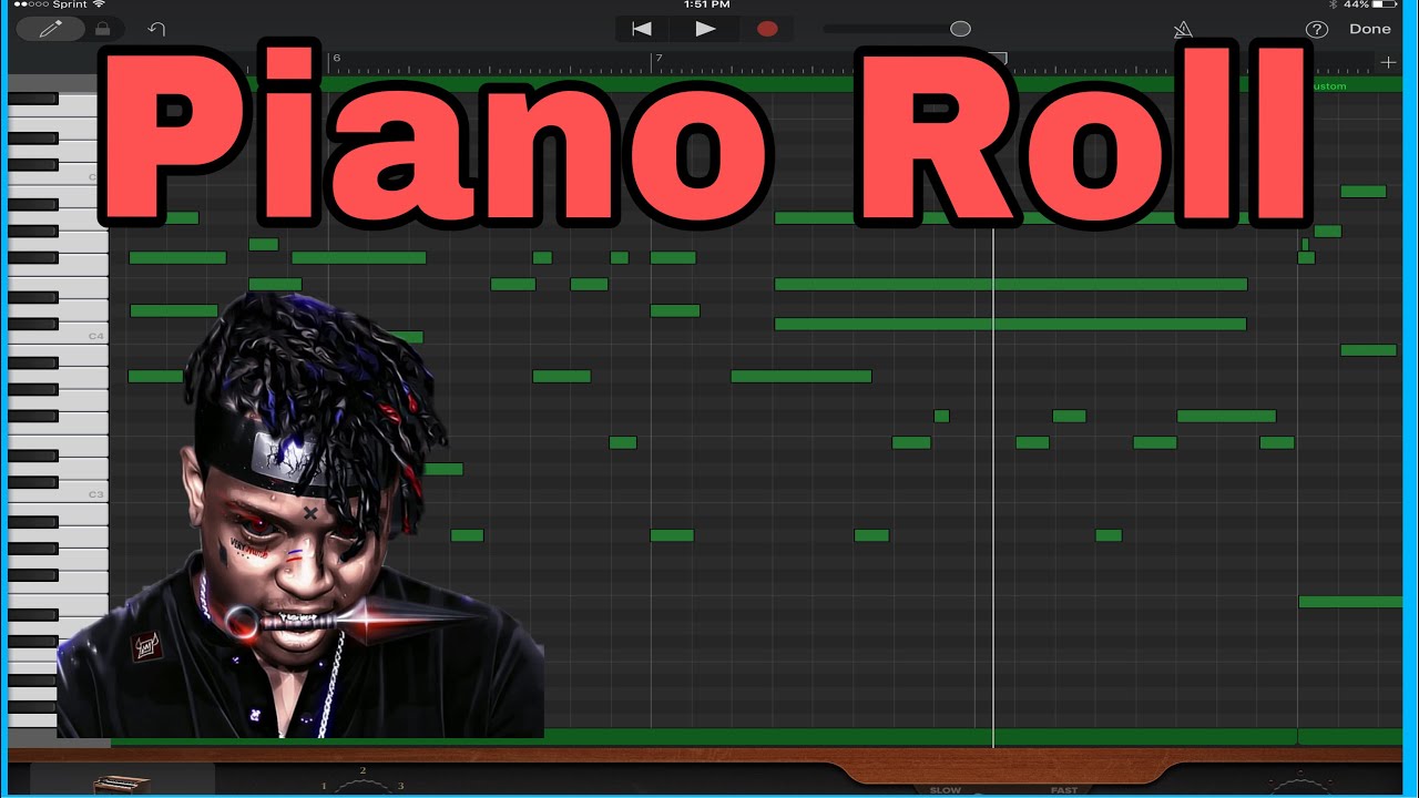 How To Use Piano Roll In Garageband Iphone Ios 👉🏿👉🏿