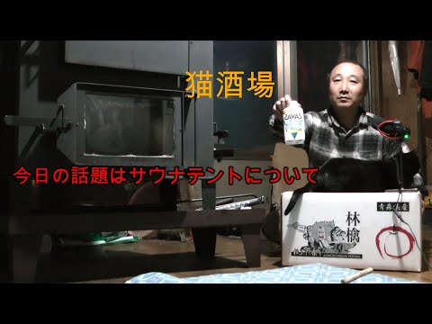 サウナテント良いなぁ～！「猫酒場」【夜のえびてつチャンネル】