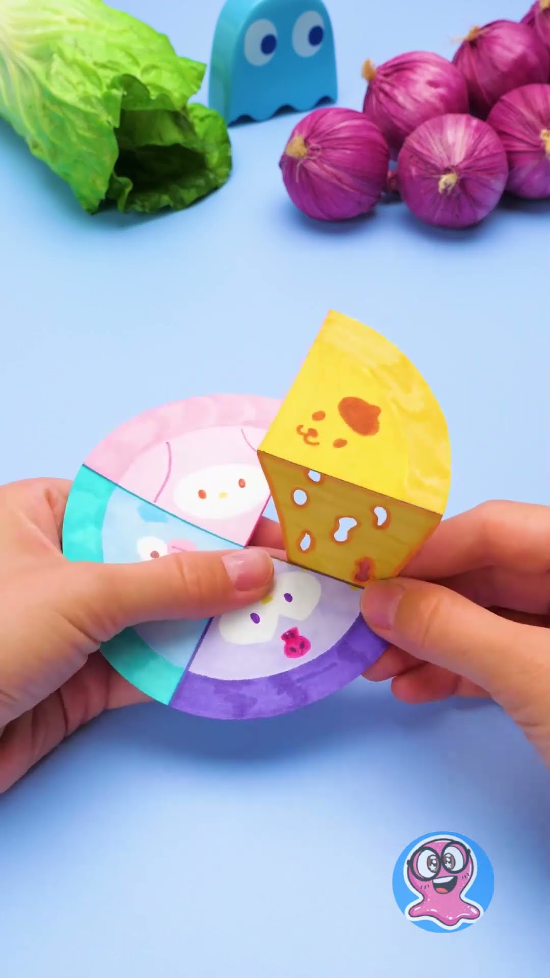 INCREÍBLE pizza de papel DIY ? #manualidades #DIY #papel