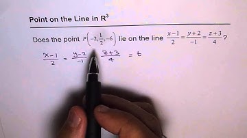QA12 Is the Given Point on the Symmetric Line VECTORS MCV4U - EDEXCEL - GCSE