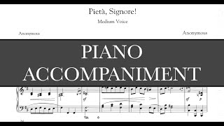 Pieta, Signore! (A. Stradella ) - B Minor Piano Accompaniment - Karaoke