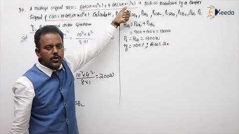 Understanding Multi Tone DSB-SC Problems | GATE Communications
