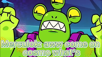 Cosmo does not like kisses/Puns [heroes of goo jit zu galaxy attack] {cosmo x merculok??}