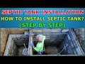 HOW TO MAKE SEPTIC TANK (from START to FINISH), Septic Tank Installation Process