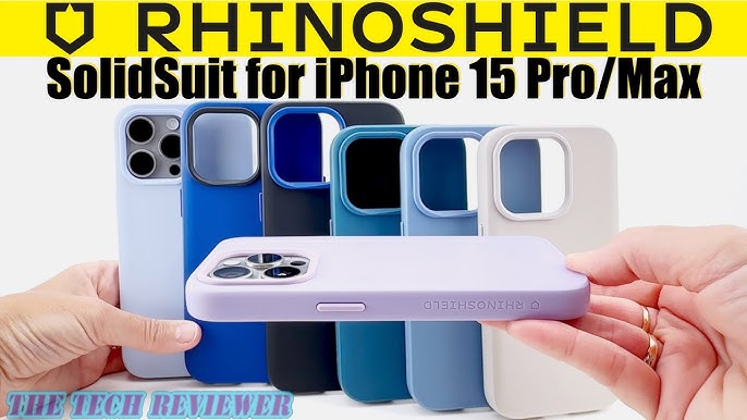 RhinoShield SolidSuit & Mod NX for iPhone 13 Pro/13 Pro Max: Slim * Drop  Protective * Customizable! 