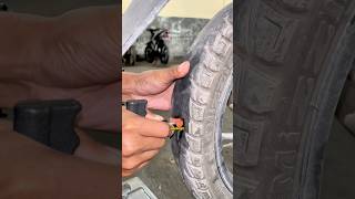 Cara mudah tambal ban tubeless sendiri di rumah #hasston #tambalan #shorts #fyp