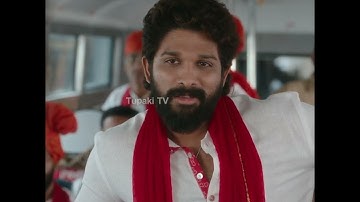 Icon Star Allu Arjun Red Bus Ad | Krish | Tupaki TV |#alluarjun #krish #redbus #pushpa #allu