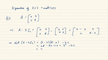 Computing Eigenvalue of 2x2 matrices