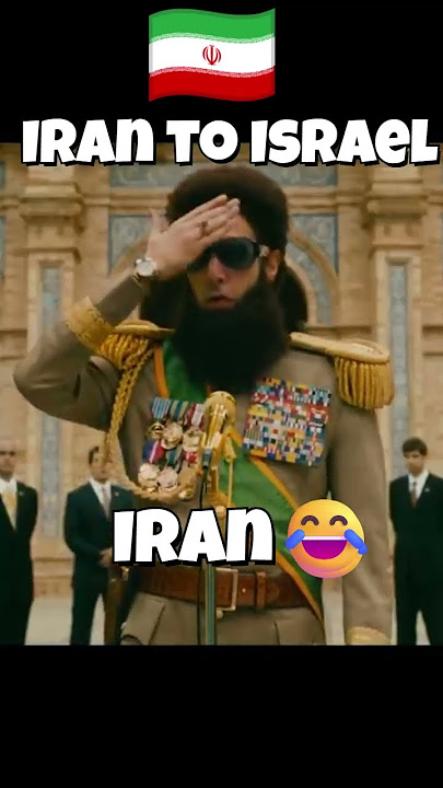 The Dictator Movie's scene matches the current situation of Iran.