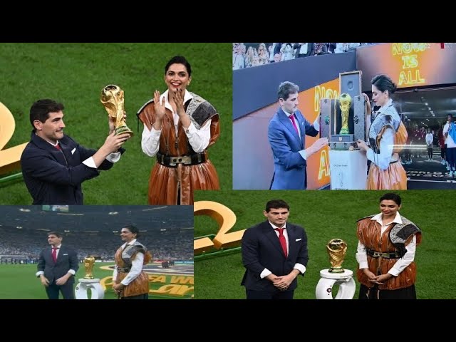 Watch: Deepika Padukone, Iker Casillas unveil FIFA World Cup trophy