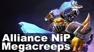 Alliance vs NiP Amazing Megacreeps Comeback Major Dota 2