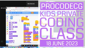 ProCodeCG Kids Private Coding Class - Flurin & Corsin - 18 June 2023