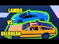 CAN DELOREAN BEAT the LAMBO??? | Roblox Jailbreak