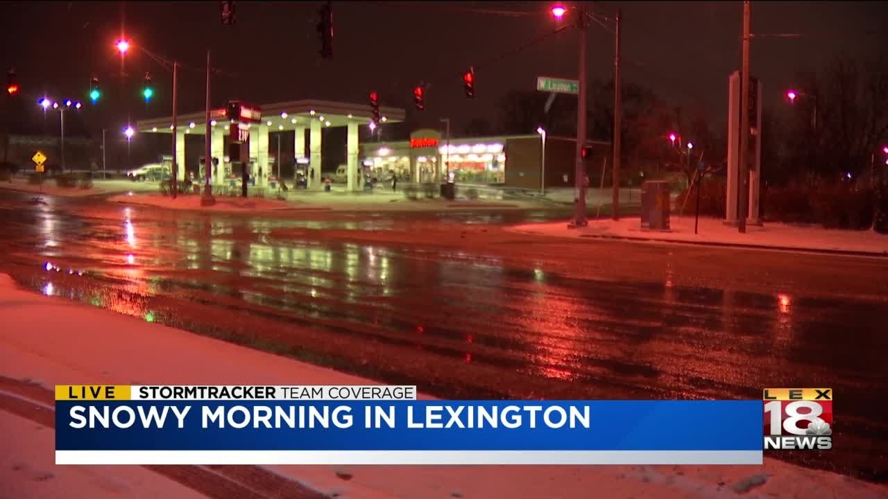 Snow In Lexington Saturday, Jan. 12, 2019 6 a.m. YouTube