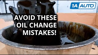 Top Mistakes You Can Make When Completing an Oil Change! Beware of Common Oil Change Pitfalls!