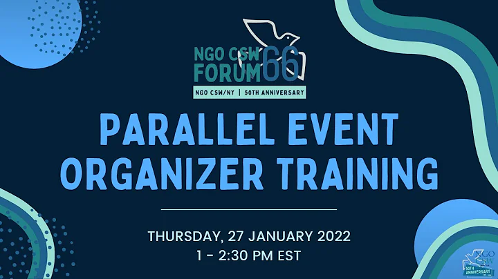 Parallel Event Organizer Training Event | NGO CSW66 Forum