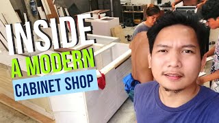 SHOP TOUR ng MODERN cabinet workshop!