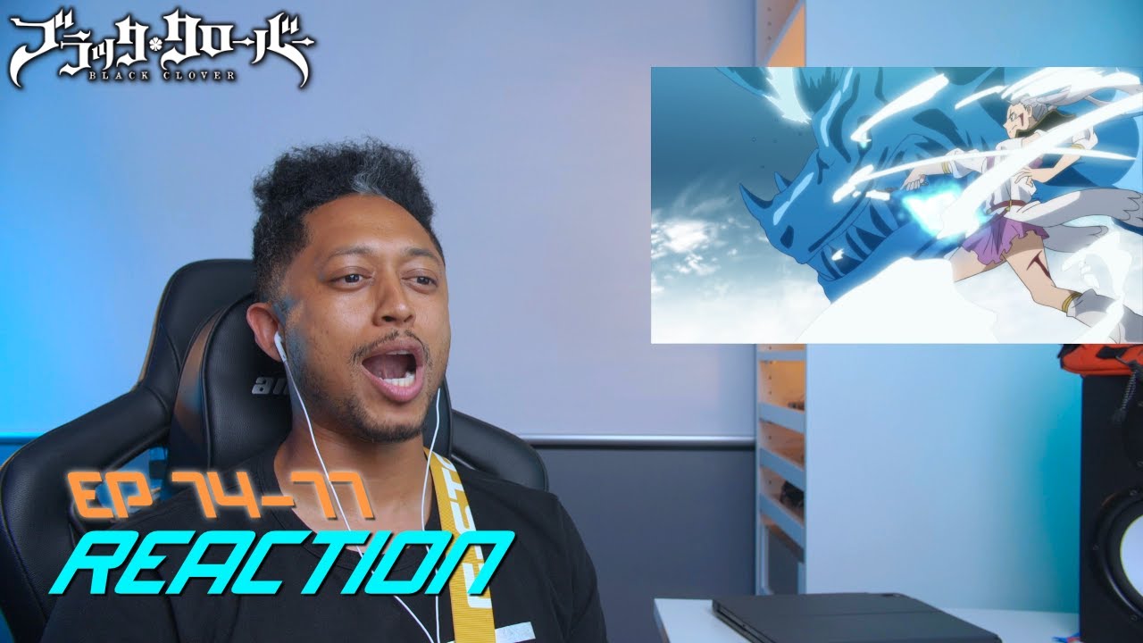 Noelle vs Solid! Black Clover Episode 74 77 Reaction