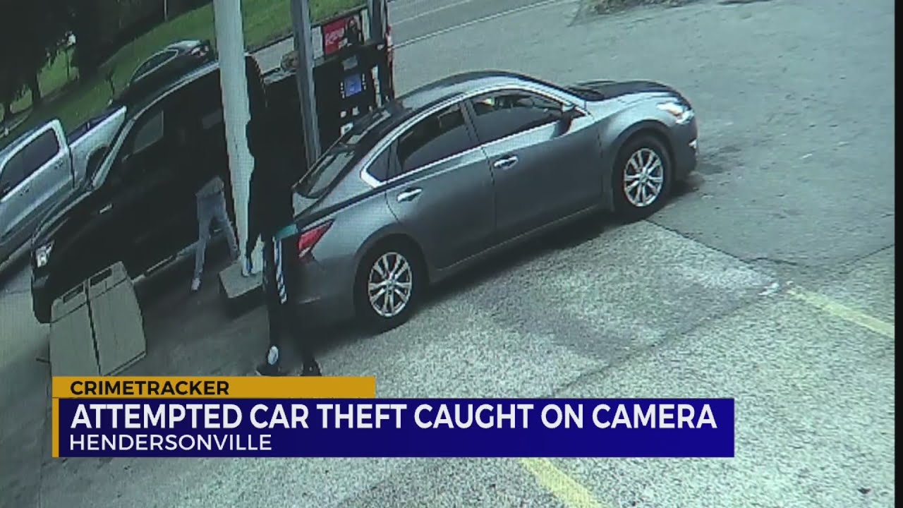Attempted car theft caught on camera - YouTube
