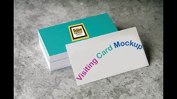 Wonderful business card mock-up tutorial [Photoshop Cs6]