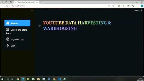 Youtube Data Harvesting