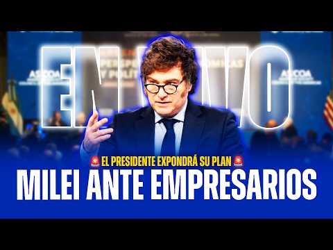 🇦🇷🚀MILEI EXPONE ANTE EMPRESARIOS EN EL COUNCIL OF THE AMERICAS CON UN MENSAJE CLAVE PARA LA ECONO
