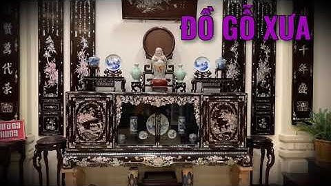 TỦ CHÈ CẨN ỐC ĐỎ ĐẸP - Gỗ Gụ Kiểu Xưa | Kệ | Tủ Rượu | TRƯỜNG KỶ XƯA | BÀN GHẾ CỔ | SẬP GỤ TỦ CHÈ