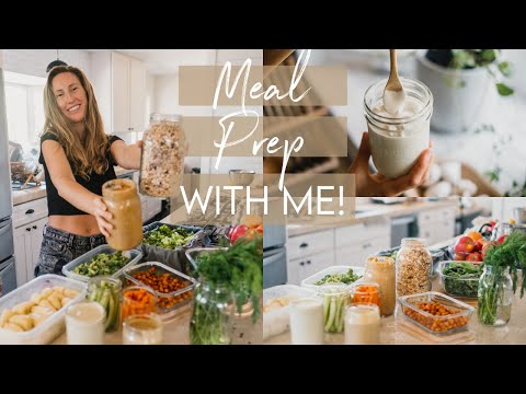 EASY & HEALTHY VEGAN MEAL PREP | save time in the kitchen