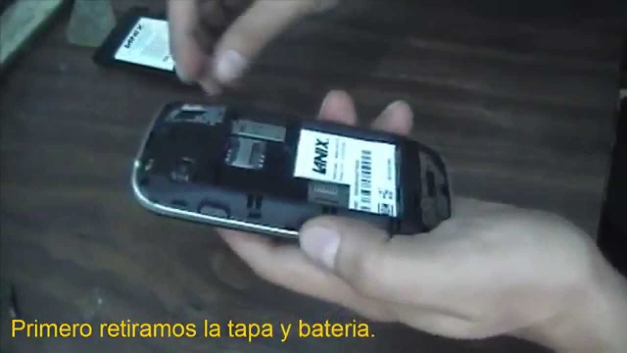 Como destapar/desarmar celular LANIX Ilium S120 - YouTube