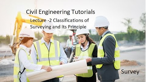 Lecture-2 Classification of Surveying and Its Principle