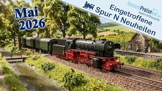 Eingetroffene Spur N Modellbahn Neuheiten | Mai 2026