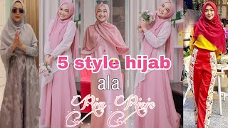 5 Tutorial pashmina ala Ria Ricis || epi santika