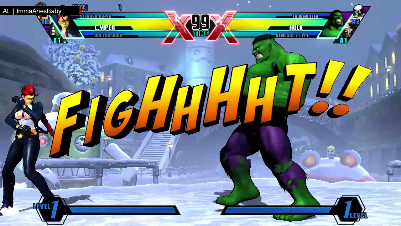 UMVC3 Christmas Combat StaticAlpha vs Double A