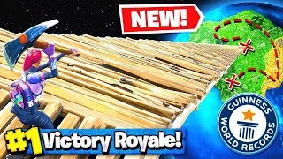 *WORLD RECORD* Longest Domino EFFECT in Fortnite Battle Royale!