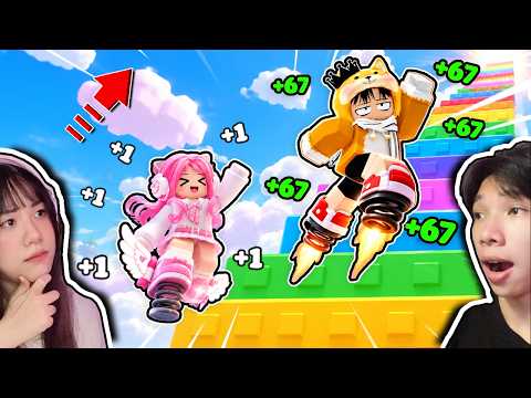 +1 High Jump Challenge With Spring Shoes 😉 Ngao And Kemy +1 High Jump Power Escape Roblox ⬆️