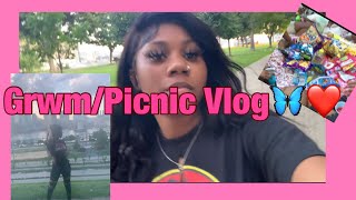 Grwm\/ Picnic Vlog🦋