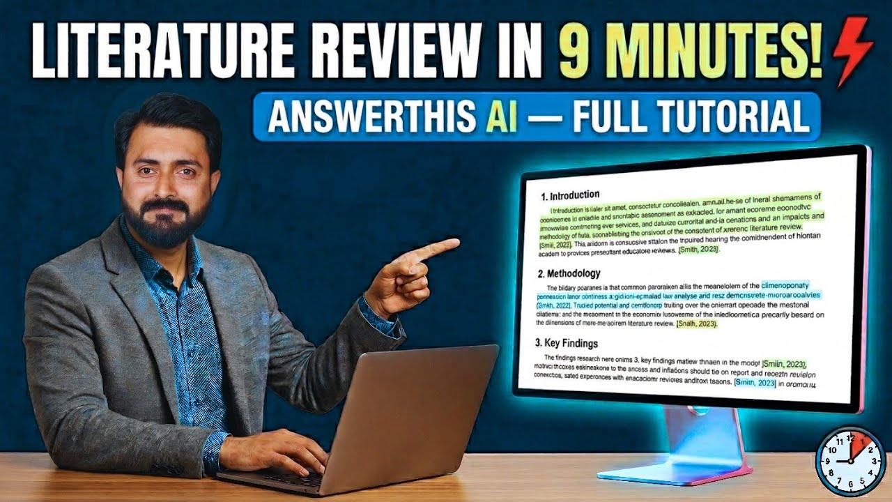 Make a Literature Review in 9 Minutes with AI