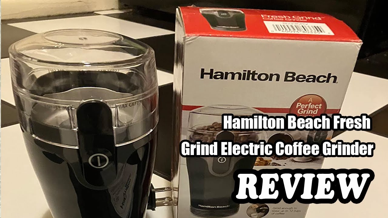 Hamilton Beach Fresh Grind Electric Coffee Grinder Review 2023 YouTube