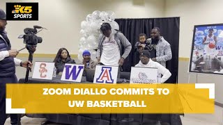 Zoom Diallo commits to UW basketball