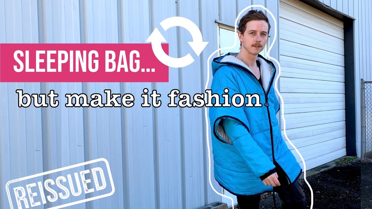 DIY Sleeping bag into a coat 