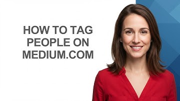 How to Tag People on Medium.com - AshleyHowTo