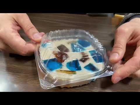 Weird and artistic Mexican jello gelatin dessert