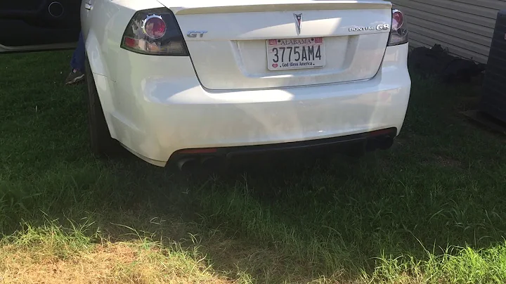 G8  with Solo 3" exhaust and Magnaflow mid muffler