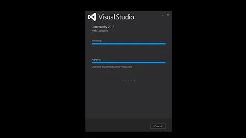 Visual Studio 2015 Community  Update 3 Release - installations