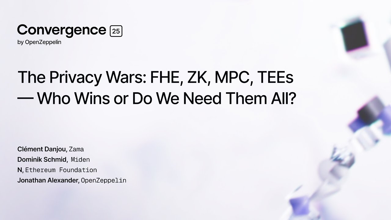 The Privacy Wars: FHE, ZK, MPC, TEEs | Aztec, Miden, Zama & Ethereum Foundation at Convergence 2025