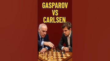 "The GOATs Collide: Kasparov vs Carlsen in 60 Seconds!"