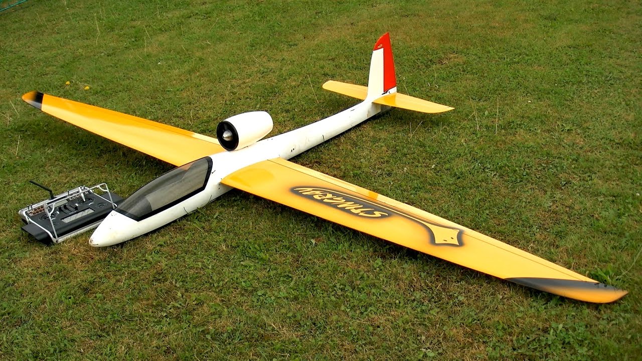  RC  MODEL  GLIDER  STINGRAY EDF WITH TURBINE SOUND 