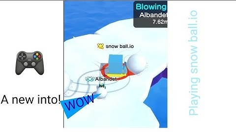 Making the biggest snow ball (snow ball.io)