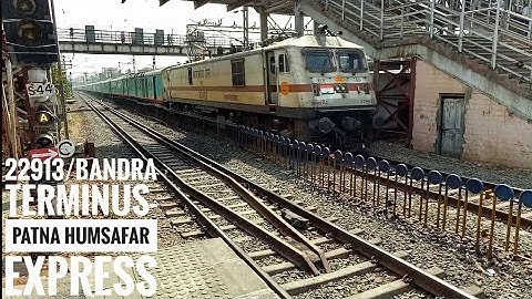 HIGH SPEED || 22913/Bandra Terminus - Patna Humsafar Express At MPS