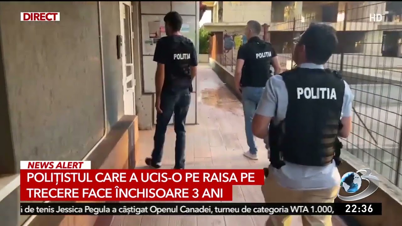 Polițistul care a ucis-o pe Raisa pe trecerea de pietoni s-a predat la Curtea de Argeș